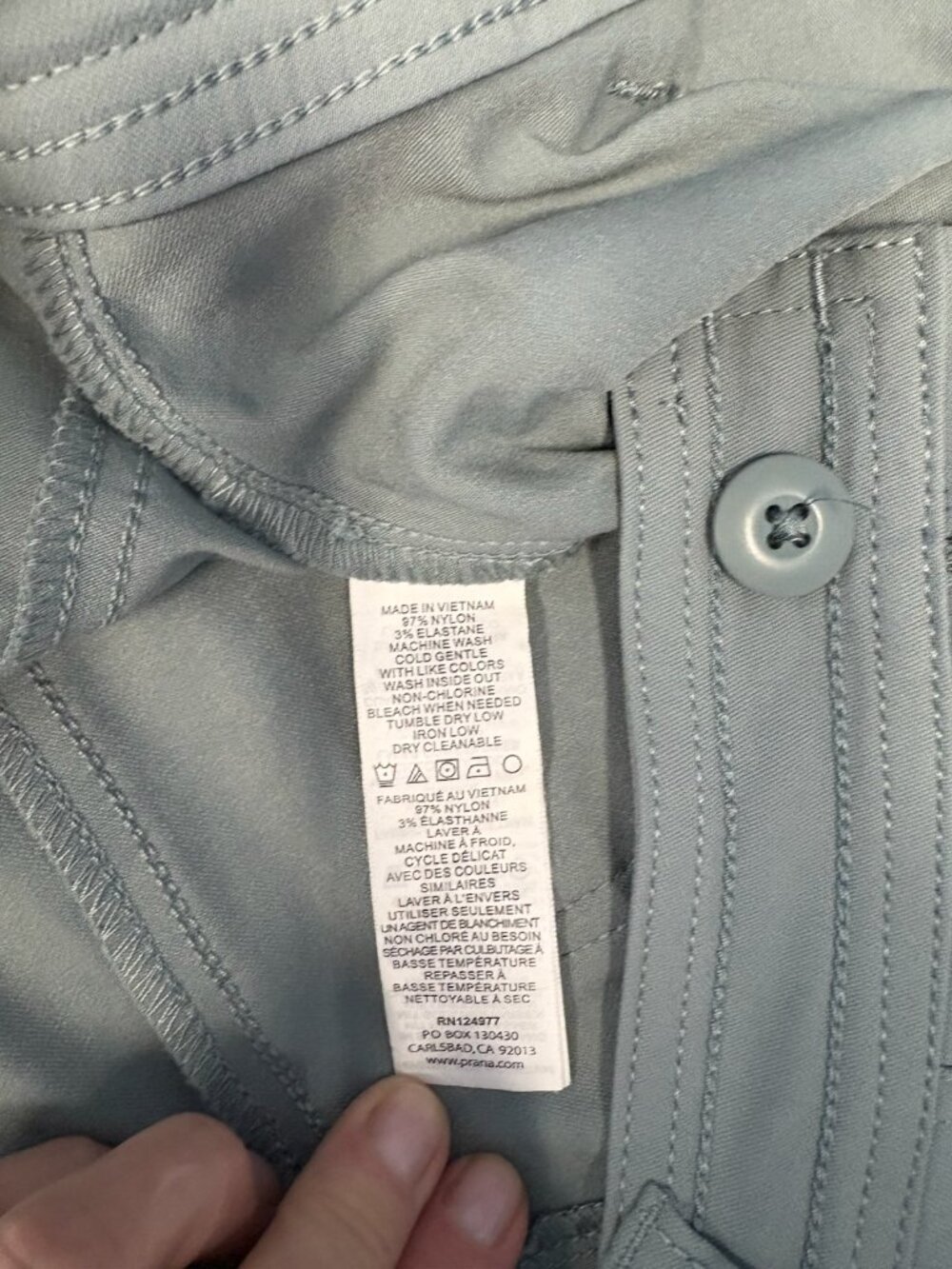 prAna size 6 blue shorts - Picture 4 of 5